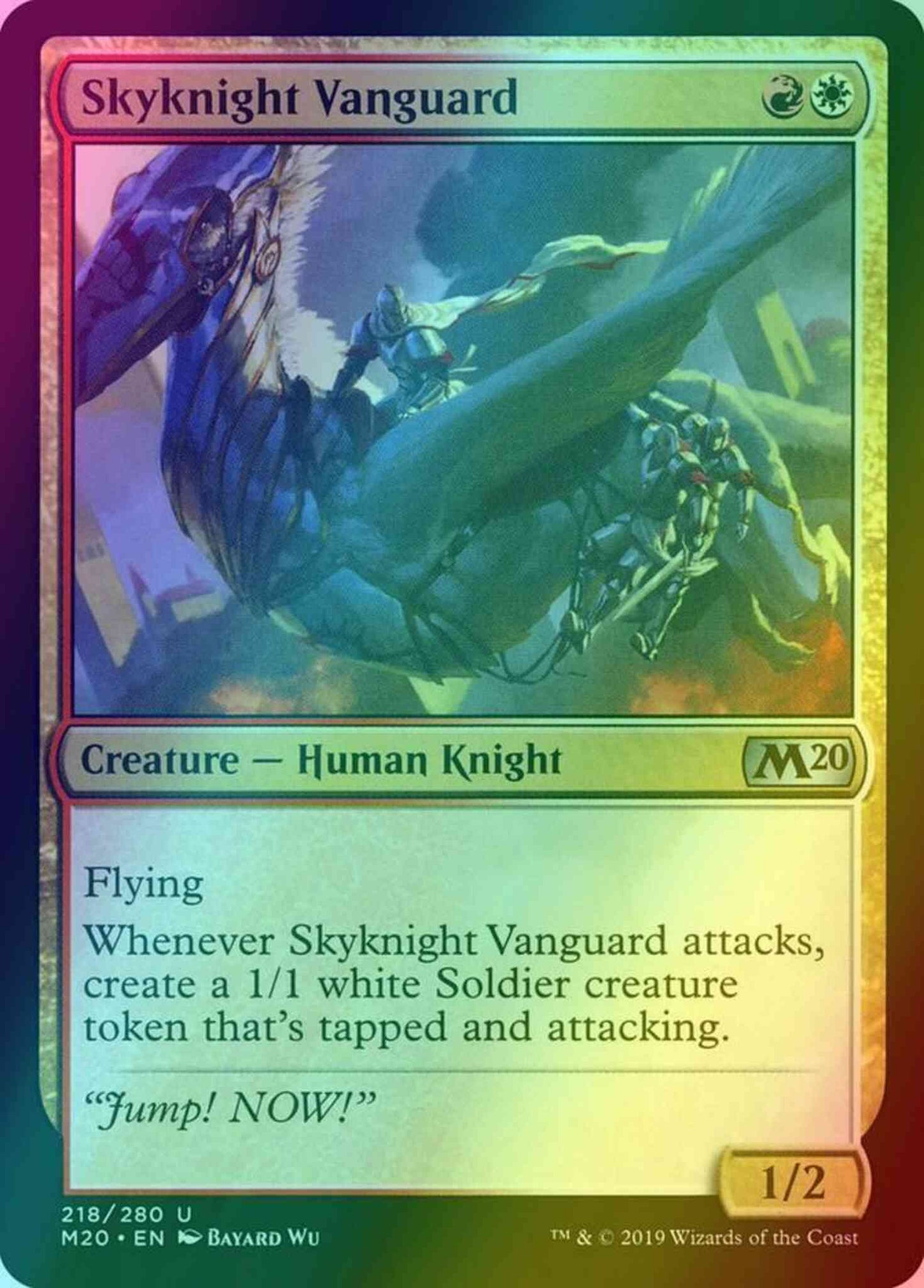 Skyknight Vanguard [218] [Core Set 2020] [Foil]