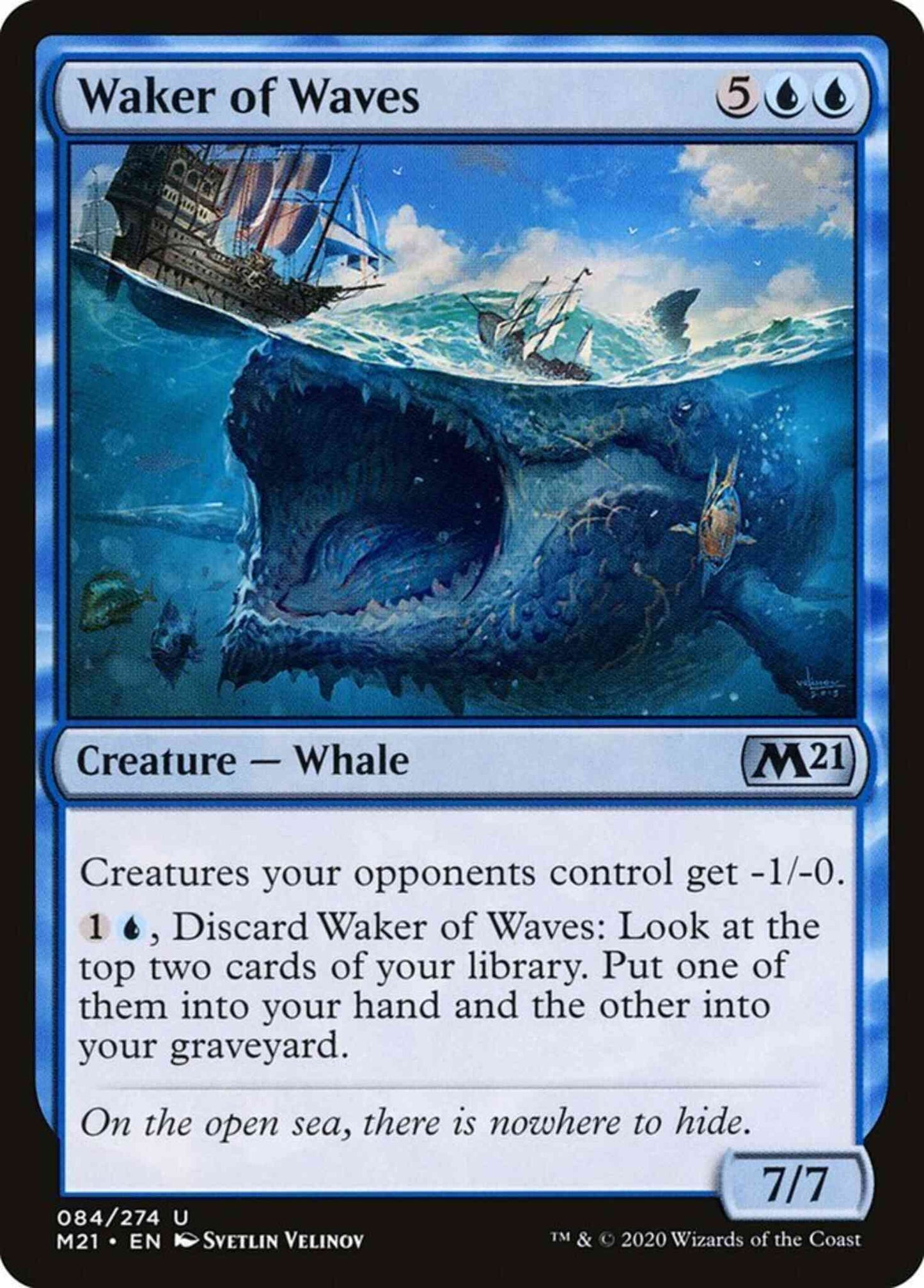 Waker of Waves [84] [Core Set 2021] [Non-Foil]