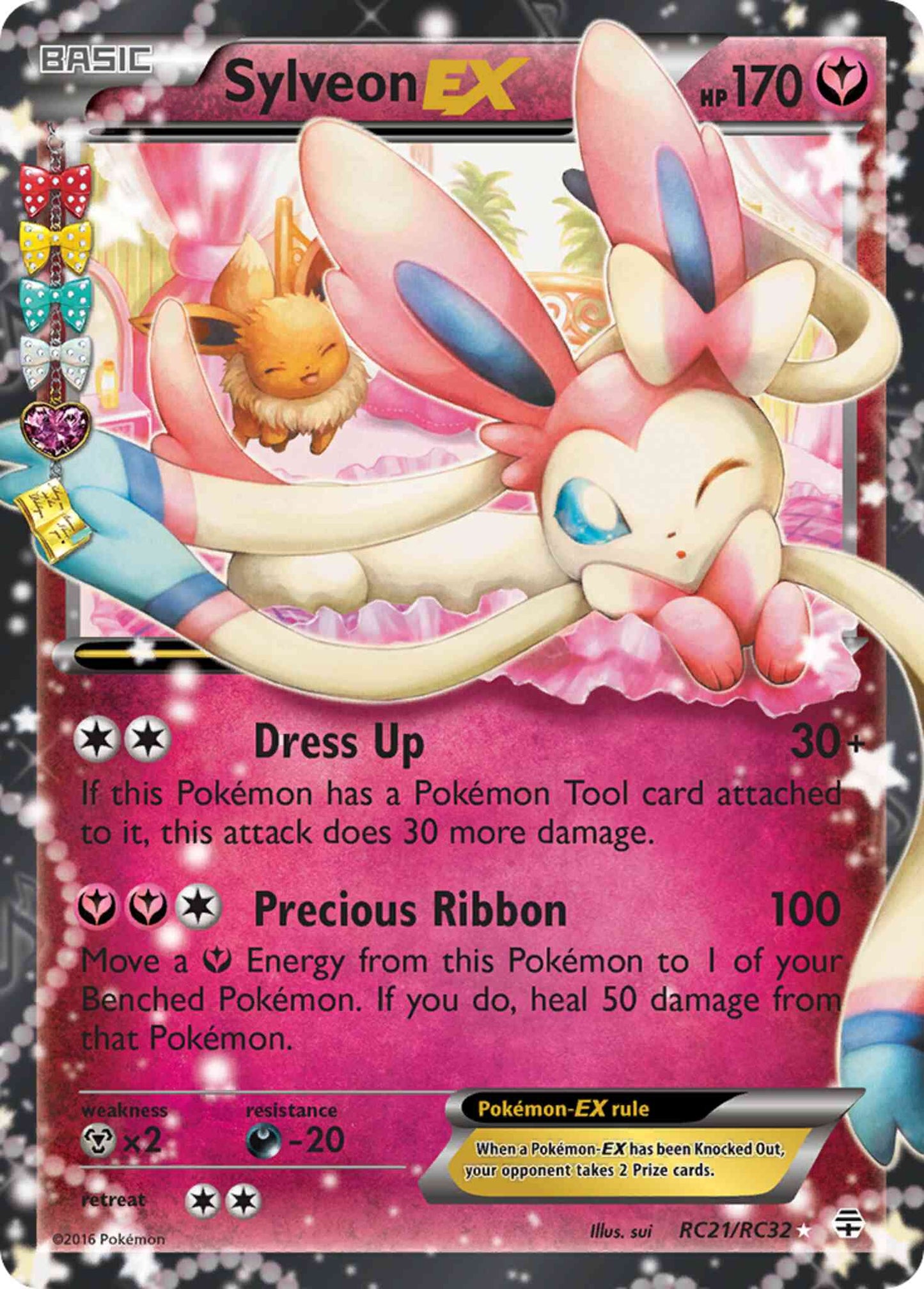 Sylveon-EX - RC21/RC32 - Rare Holo EX [g1-rc21] [Ultra]