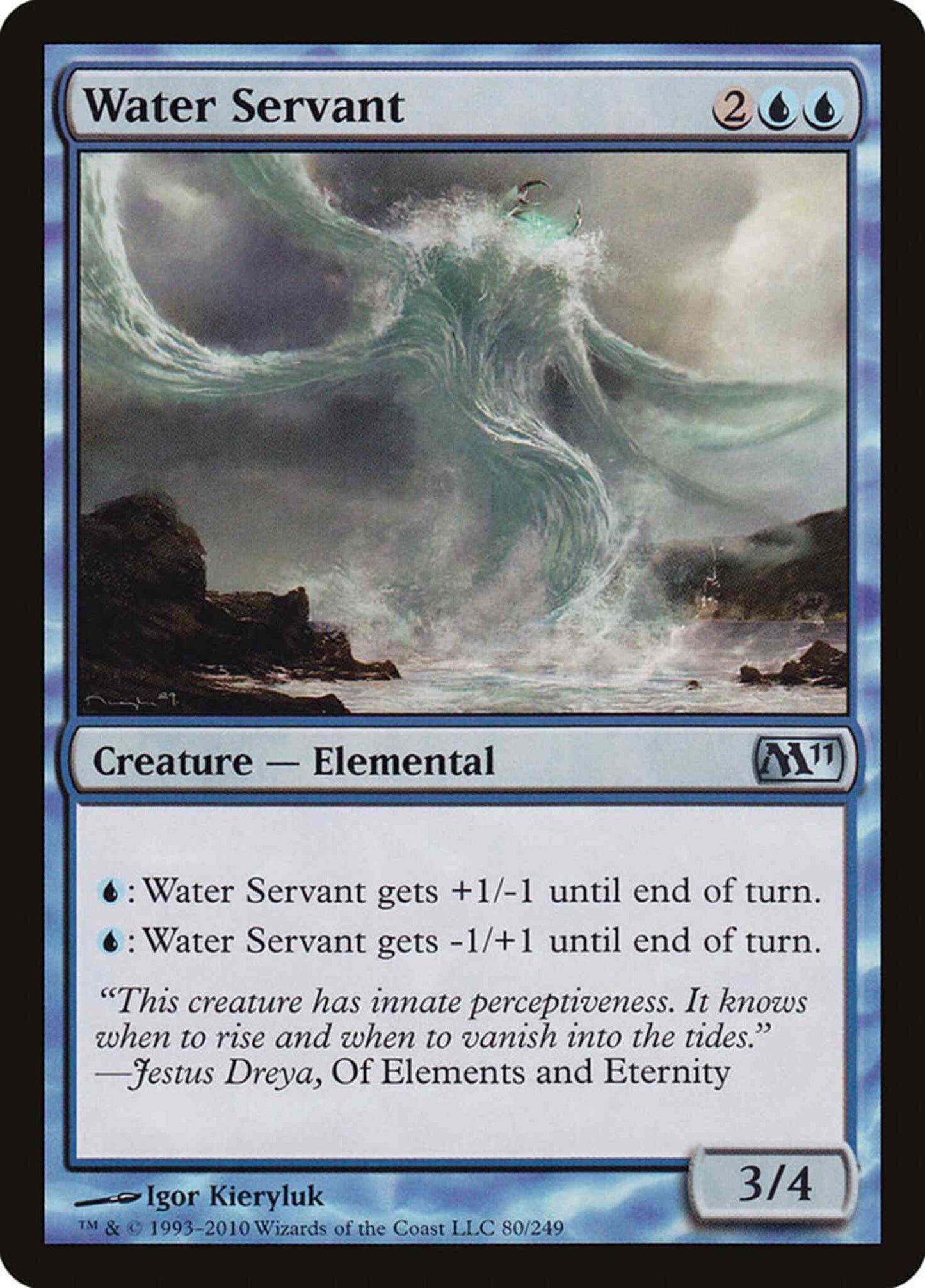 Water Servant [80] [Magic 2011] [Non-Foil]