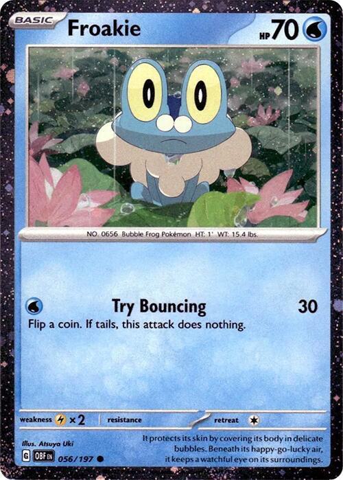 Froakie - 056/197 - Promo [Shrouded Fable Greninja Special Illustration Collection] [sv03msp-056] [Cosmos Holo]