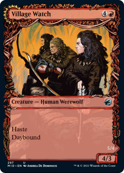 Village Watch // Village Reavers [297] [Equinox Showcase] [Innistrad: Midnight Hunt] [Non-Foil]
