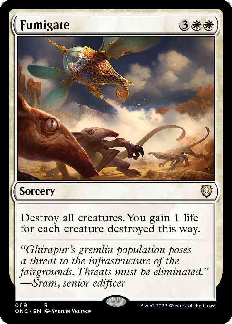 Fumigate [69] [Phyrexia: All Will Be One: Commander] [Non-Foil]