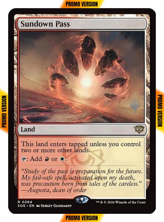 Sundown Pass [264p] [Promo Pack] [Secrets of Strixhaven Promos] [Non-Foil]