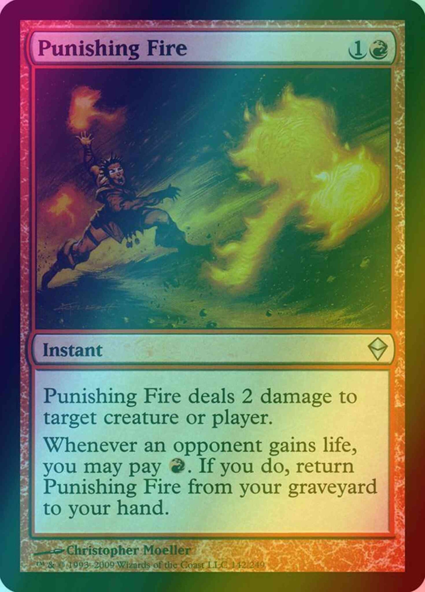Punishing Fire [142] [Zendikar] [Foil]