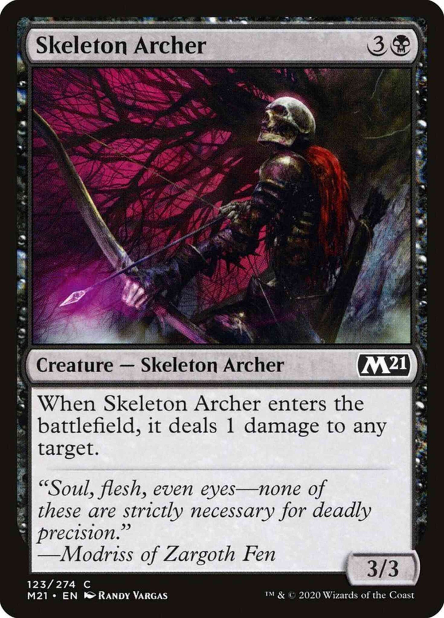 Skeleton Archer [123] [Core Set 2021] [Non-Foil]