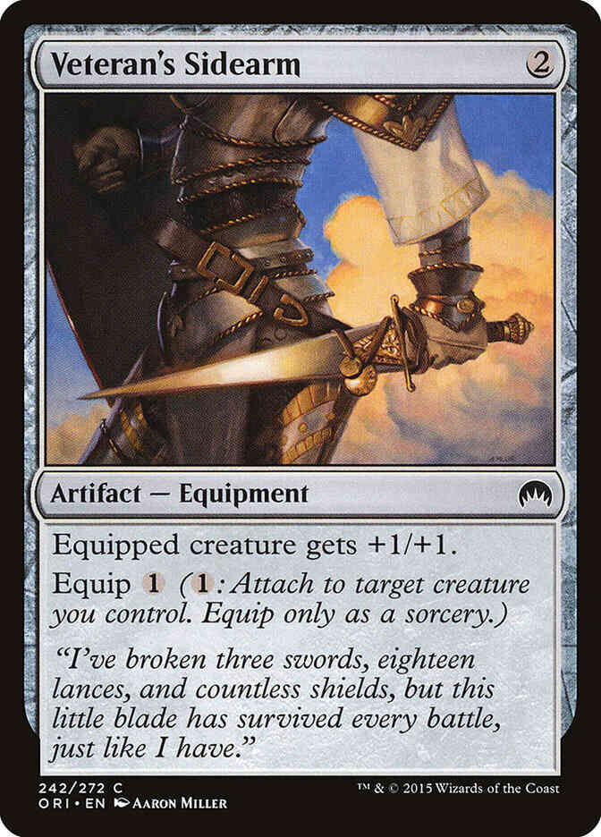 Veteran's Sidearm [242] [Magic Origins] [Non-Foil]