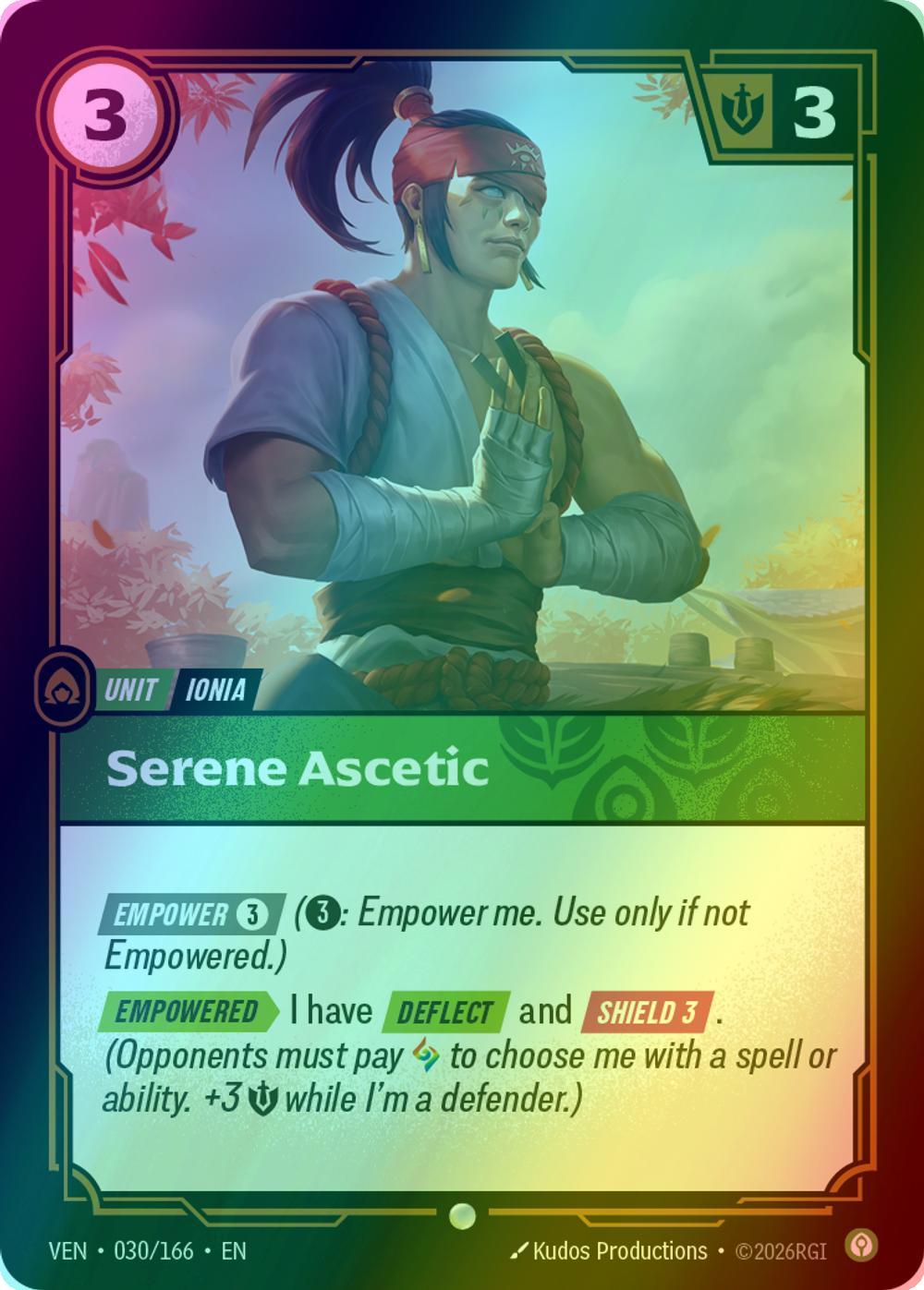 Serene Ascetic - 030/166 [Vendetta] [Foil]