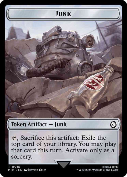Junk Token (15) // Robot Token (16) [Fallout: Tokens] [Non-Foil]