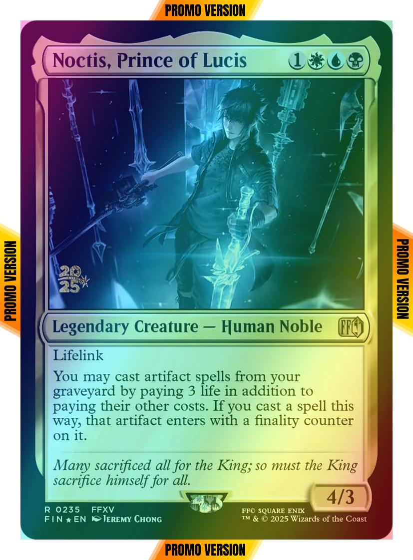 Noctis, Prince of Lucis [235s] [Prerelease] [FINAL FANTASY: Promos] [Foil]