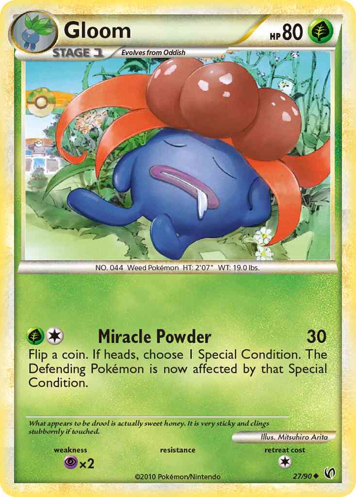 Gloom - 27/90 - Uncommon [hgss3-27] [Reverse Holo]