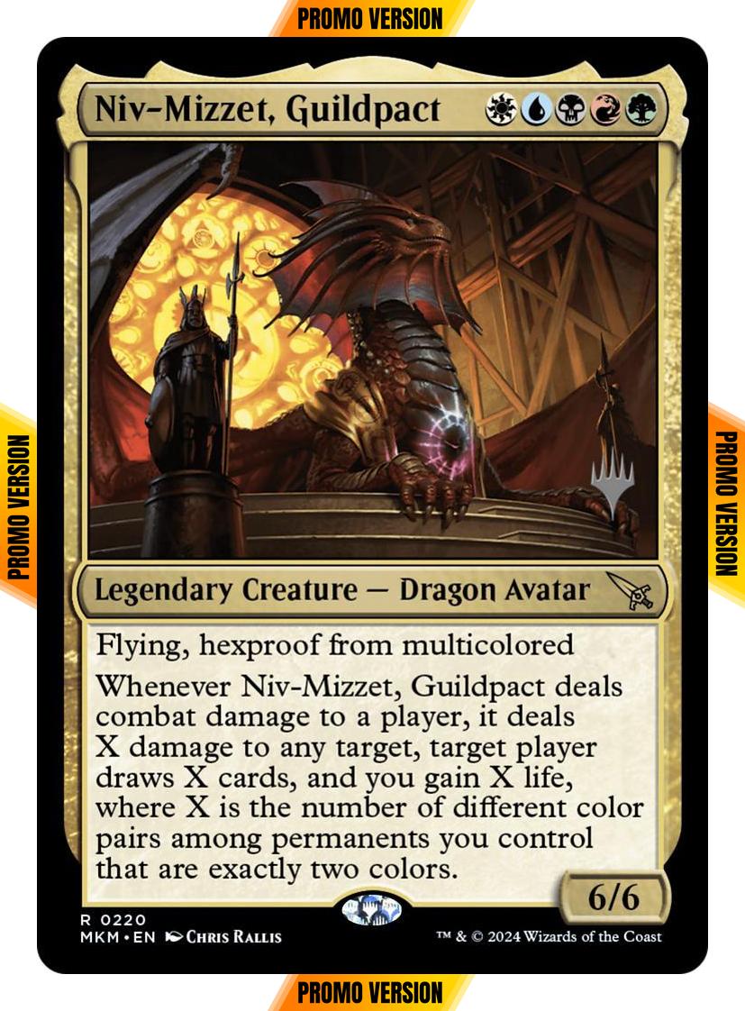 Niv-Mizzet, Guildpact [220p] [Promo Pack] [Murders at Karlov Manor: Promos] [Non-Foil]