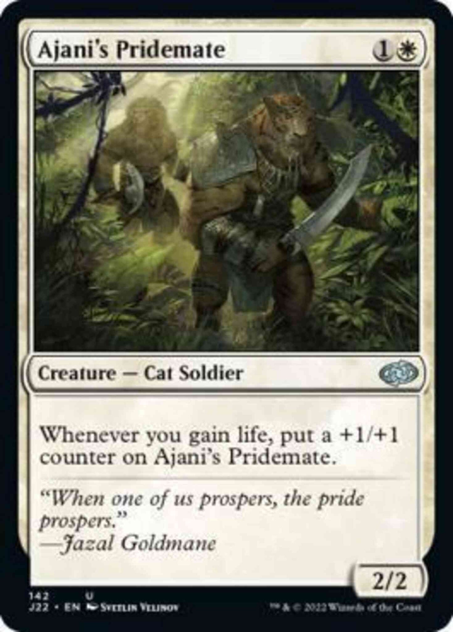 Ajani's Pridemate [142] [Jumpstart 2022] [Non-Foil]