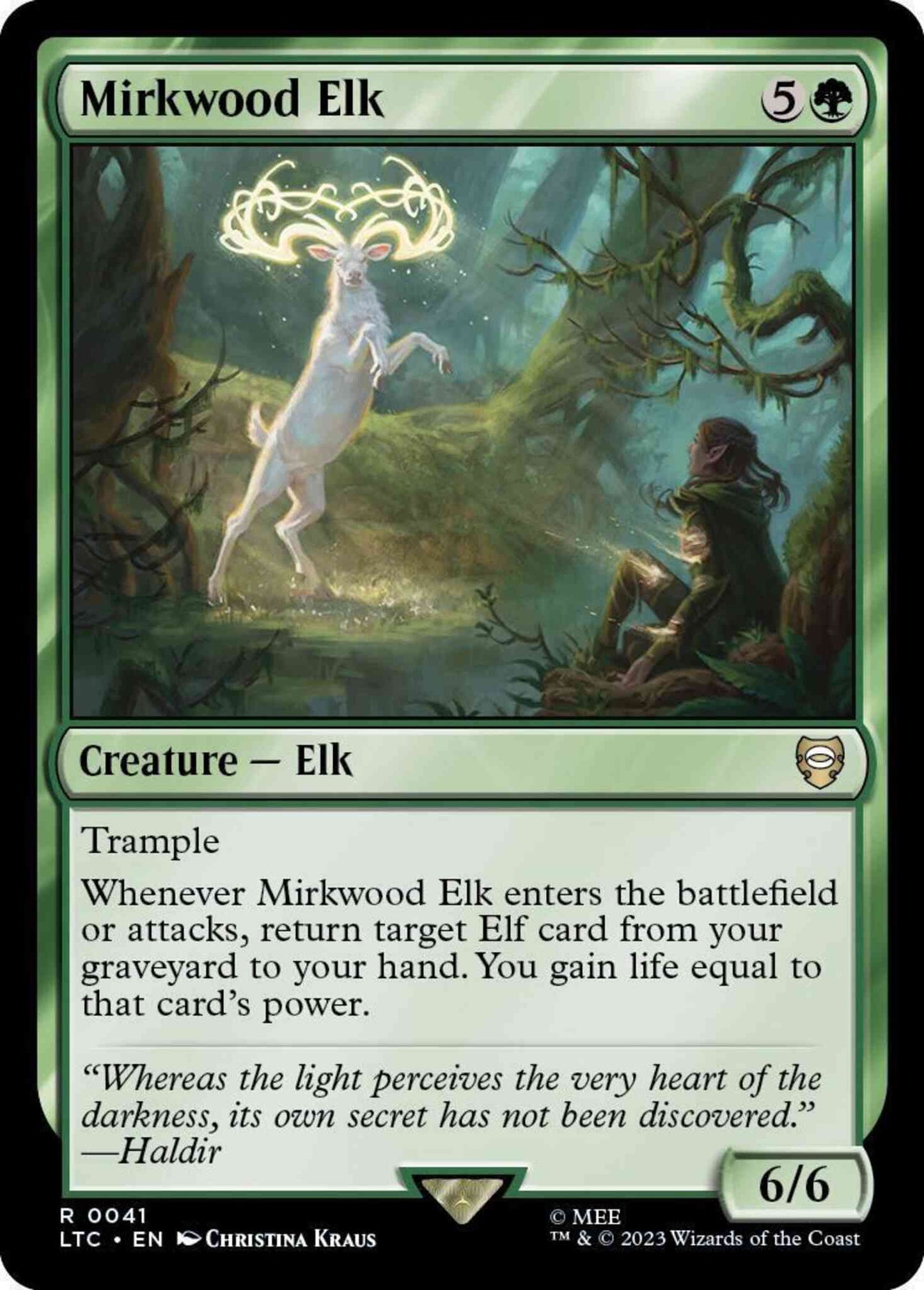 Mirkwood Elk [41] [The Lord of the Rings: Tales of Middle-earth: Commander] [Non-Foil]