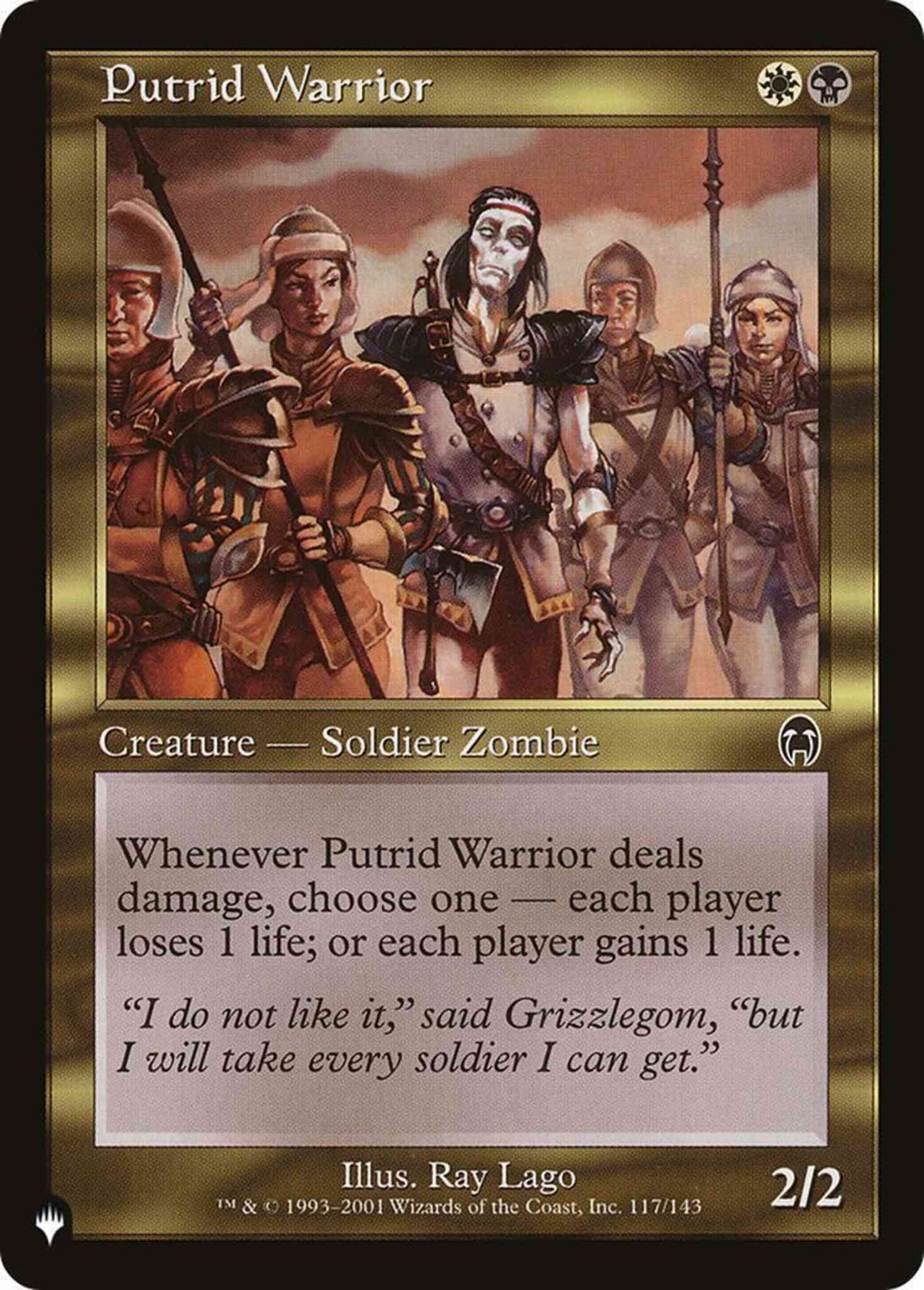 Putrid Warrior [APC-117] [The List] [Non-Foil]