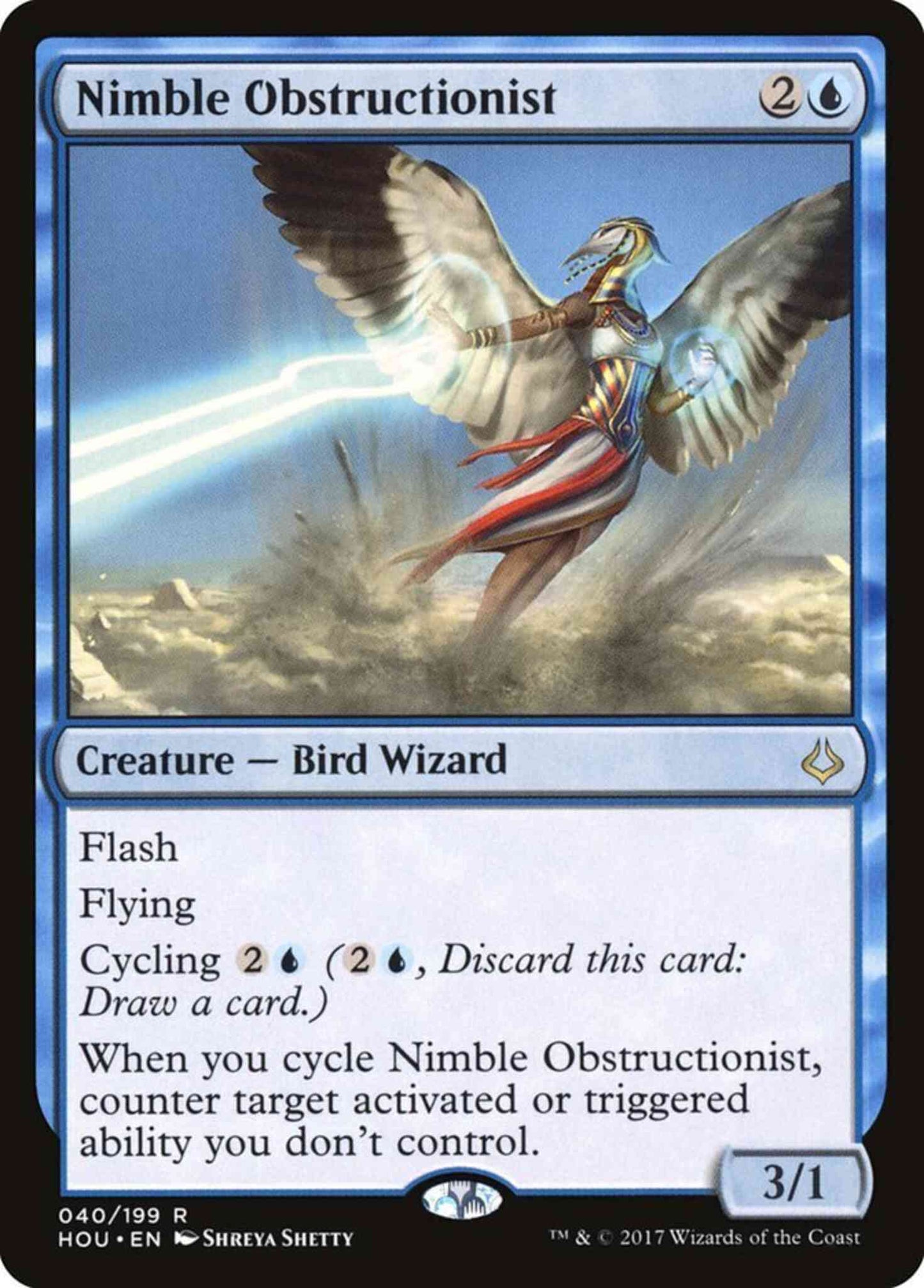 Nimble Obstructionist [40] [Hour of Devastation] [Non-Foil]