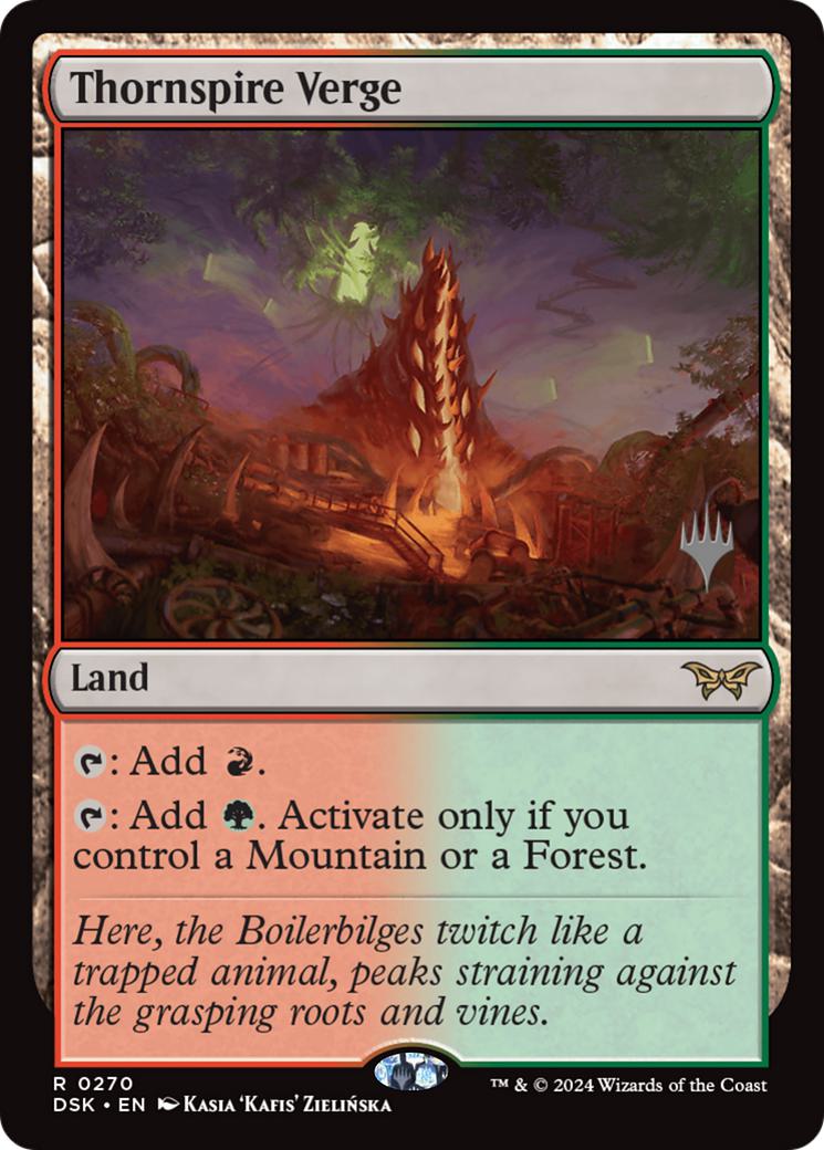 Thornspire Verge [270p] [Promo Pack] [Duskmourn: House of Horror: Promos] [Non-Foil]
