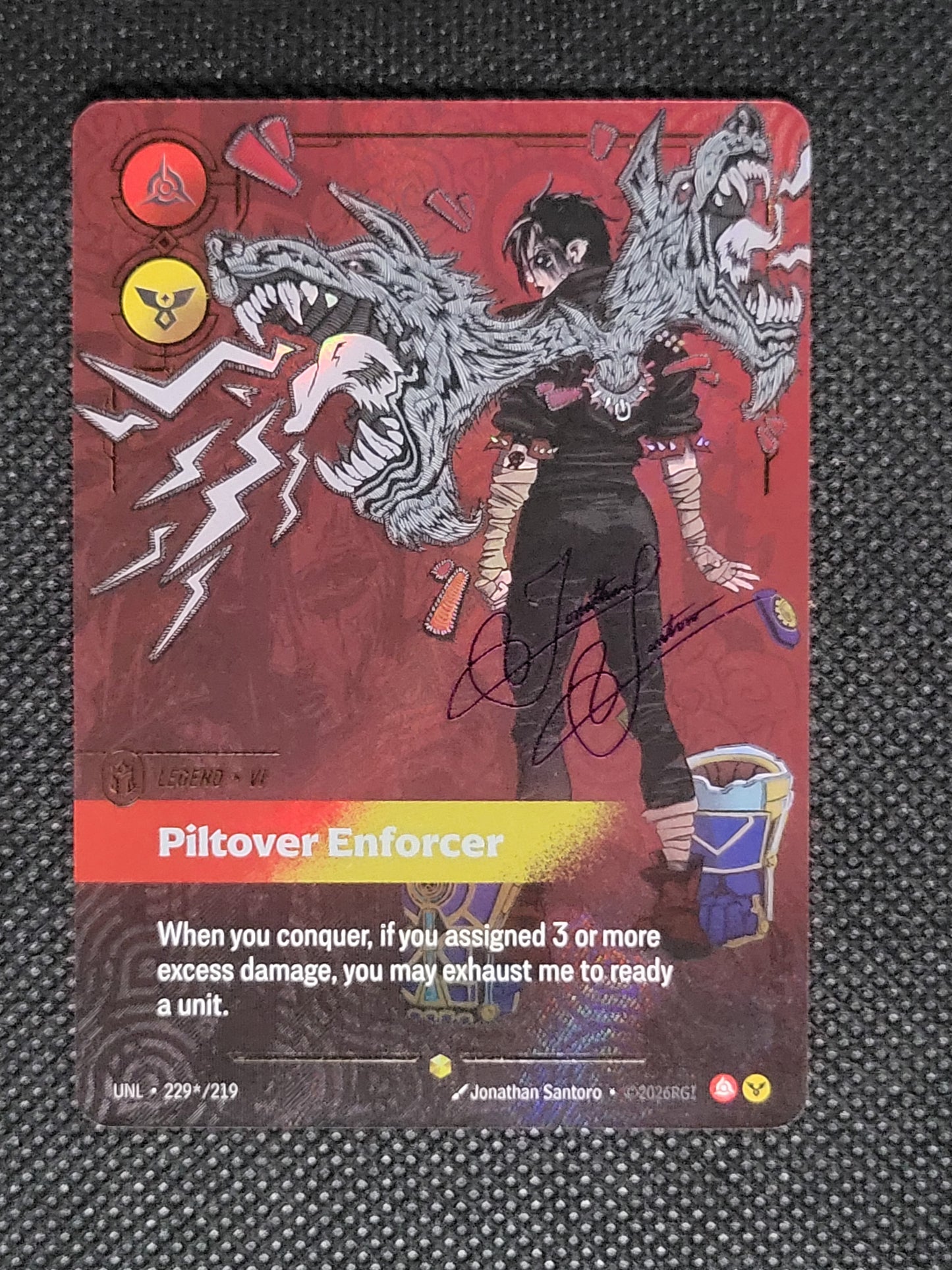 Piltover Enforcer (Vi) — Signature|Foil — ID 19665