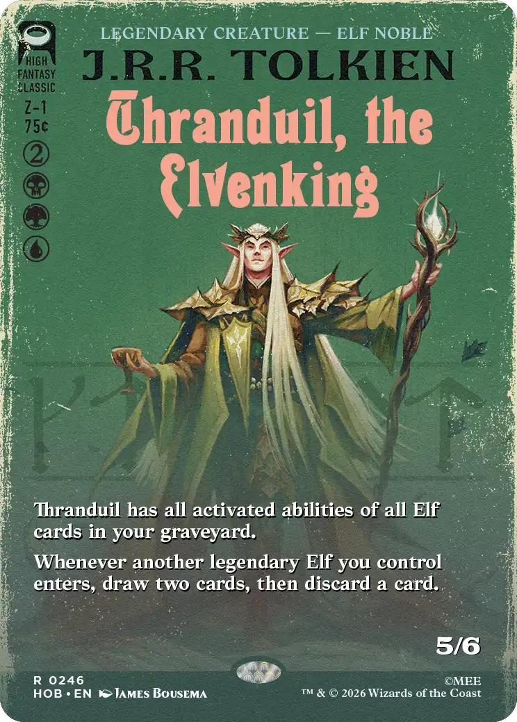 Thranduil, the Elvenking [246] [Borderless] [Book Cover] [The Hobbit] [Non-Foil]
