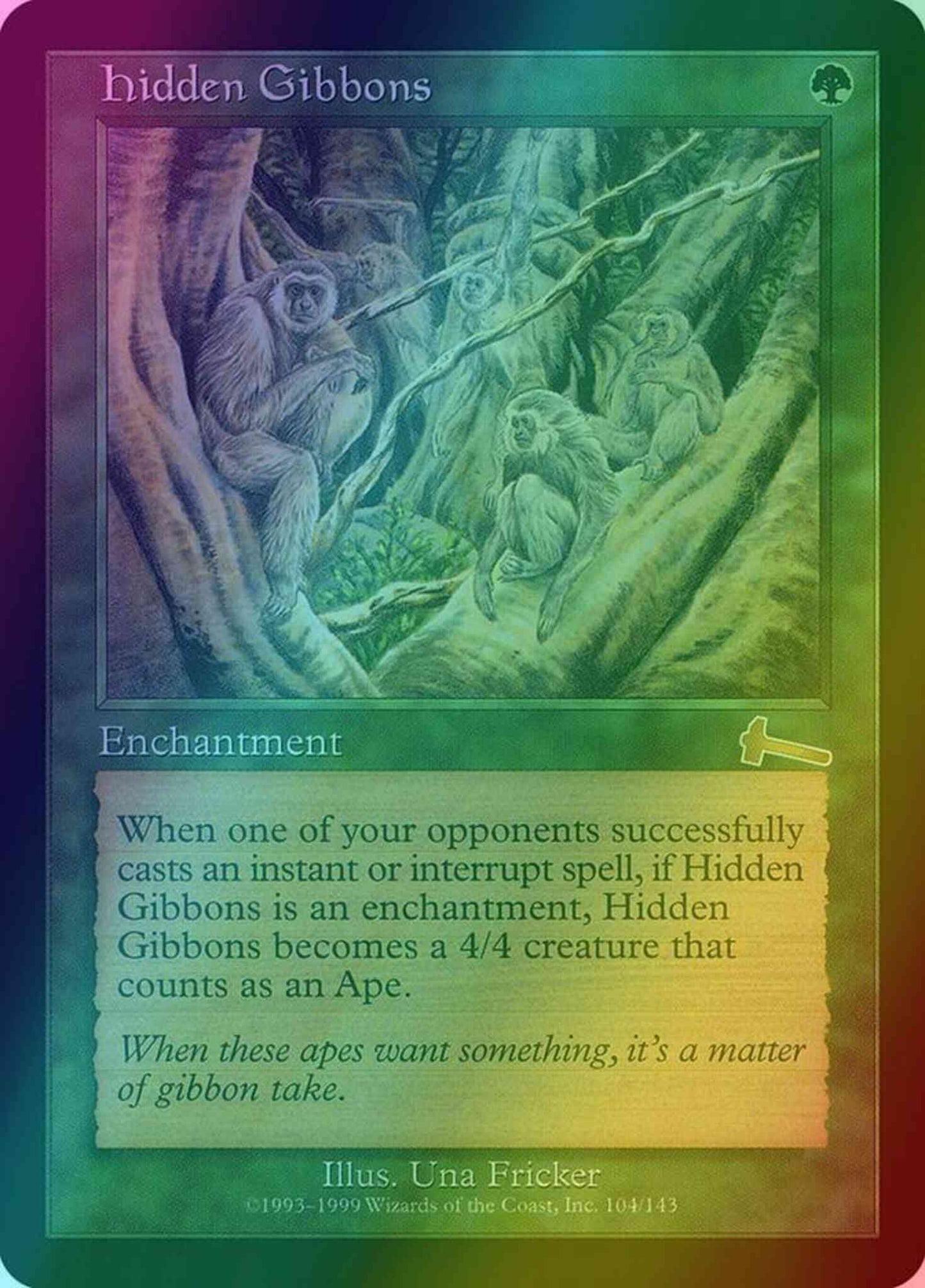 Hidden Gibbons [104] [Urza's Legacy] [Foil]