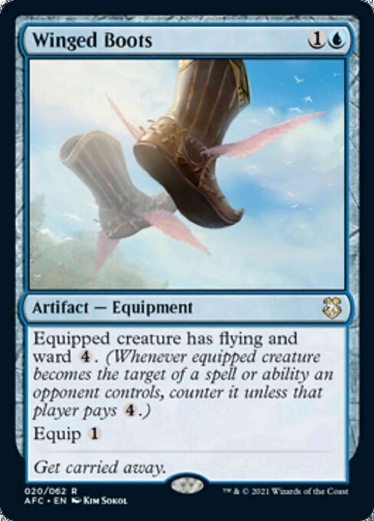 Winged Boots [20] [Adventures in the Forgotten Realms Commander] [Non-Foil]