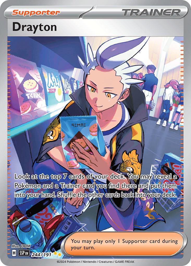Drayton - 244/191 - Special Illustration Rare [sv08-244] [Ultra]