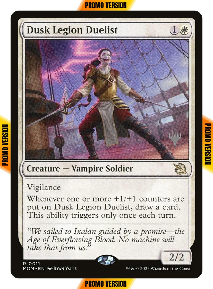 Dusk Legion Duelist [11p] [Promo Pack] [March of the Machine: Promos] [Non-Foil]