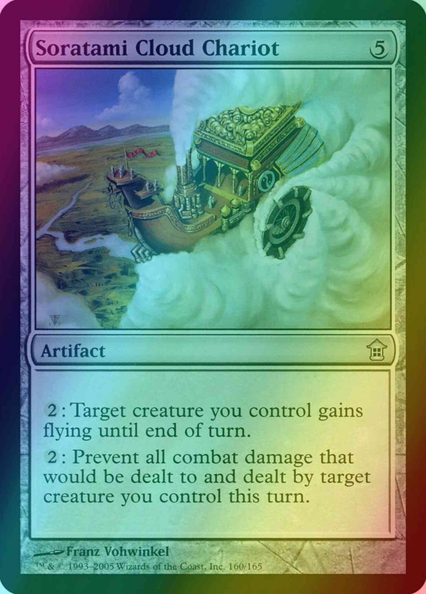 Soratami Cloud Chariot [160] [Saviors of Kamigawa] [Foil]