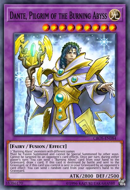 Dante, Pilgrim of the Burning Abyss - PGL3-EN058 - Gold Rare - 1st Edition