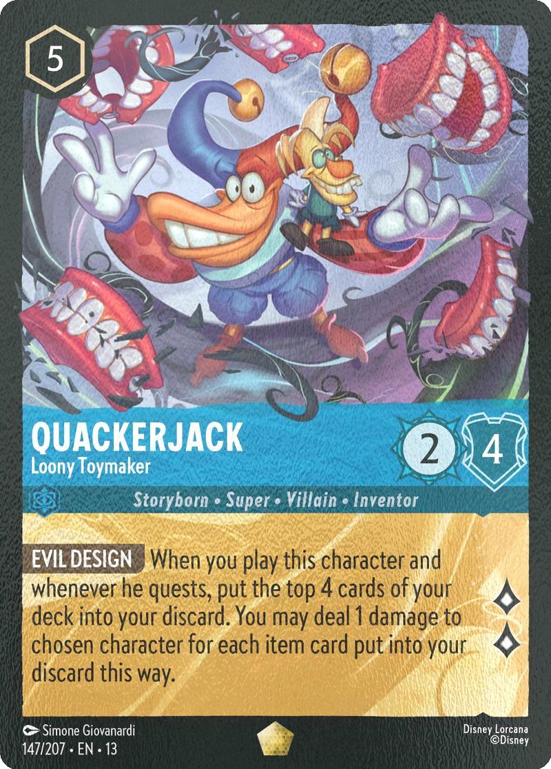 Quackerjack - Loony Toymaker - 147/204 [Attack of the Vine!] [Cold Foil]