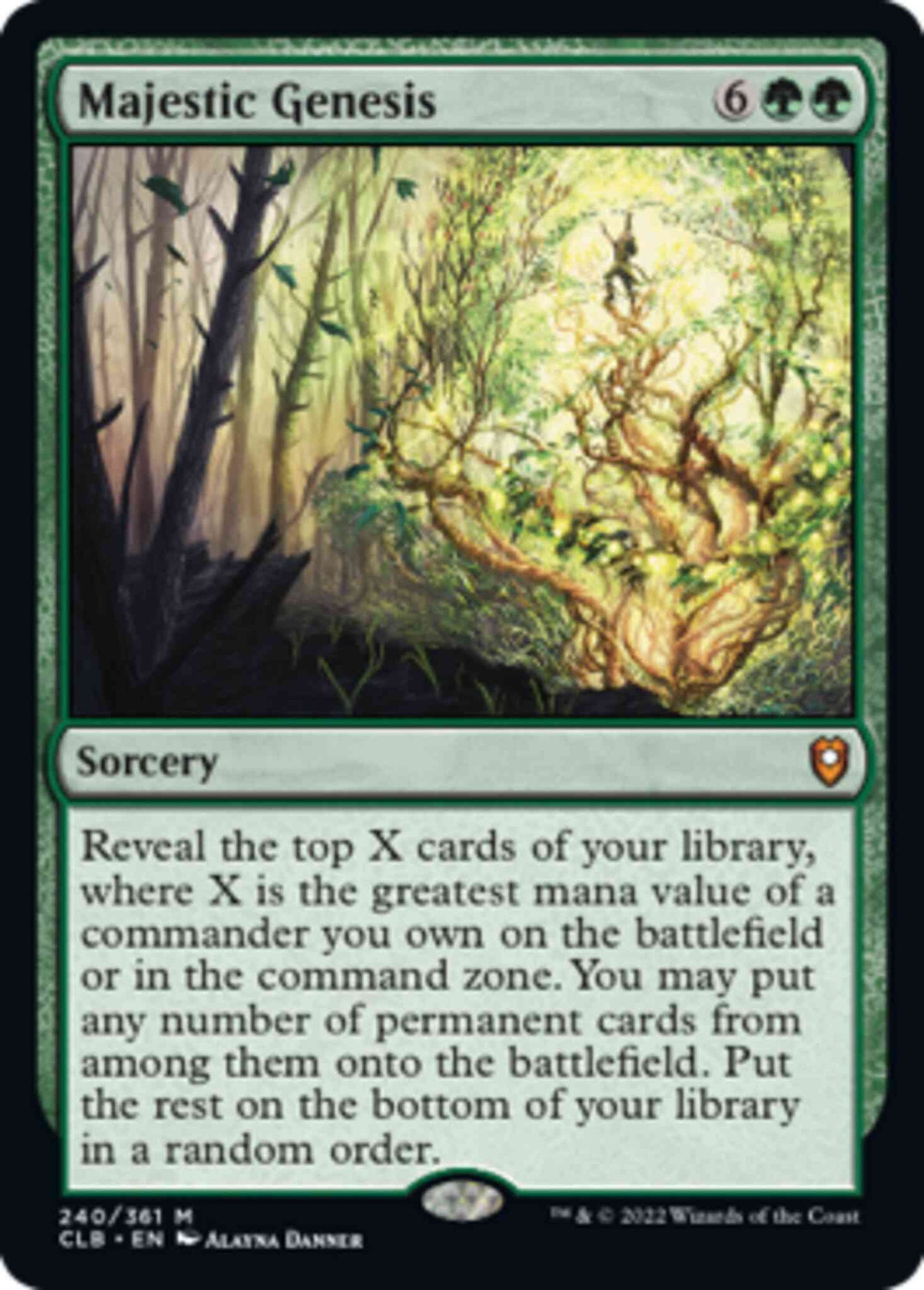 Majestic Genesis [240] [Commander Legends: Battle for Baldur's Gate] [Non-Foil]