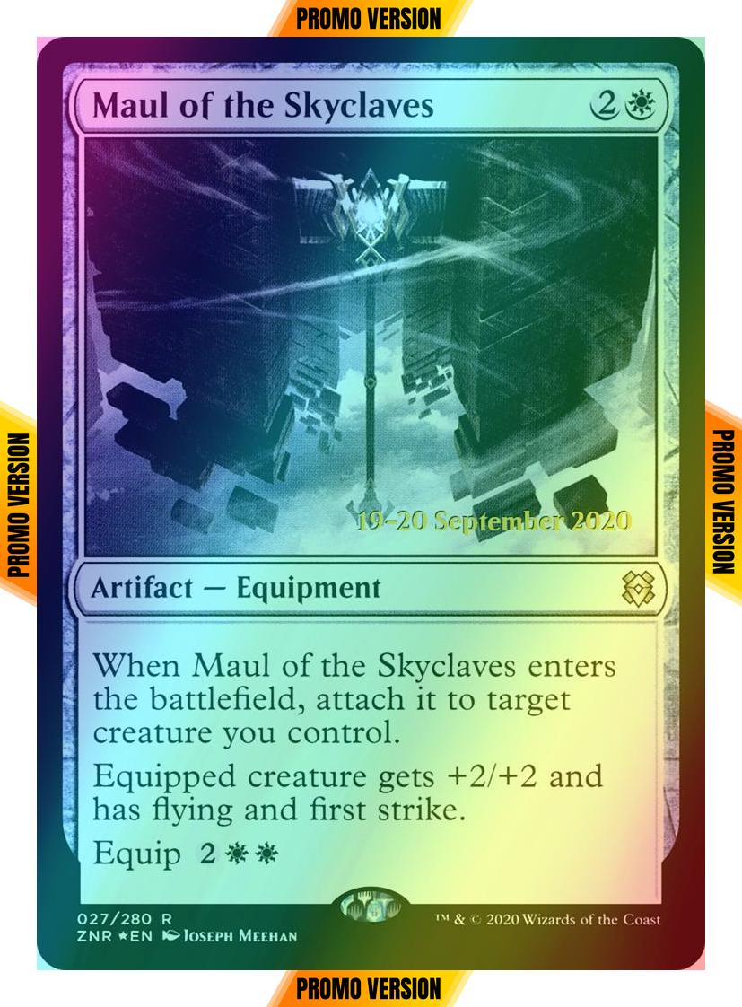 Maul of the Skyclaves [Prerelease] [27s] [Zendikar Rising Promos] [Foil]