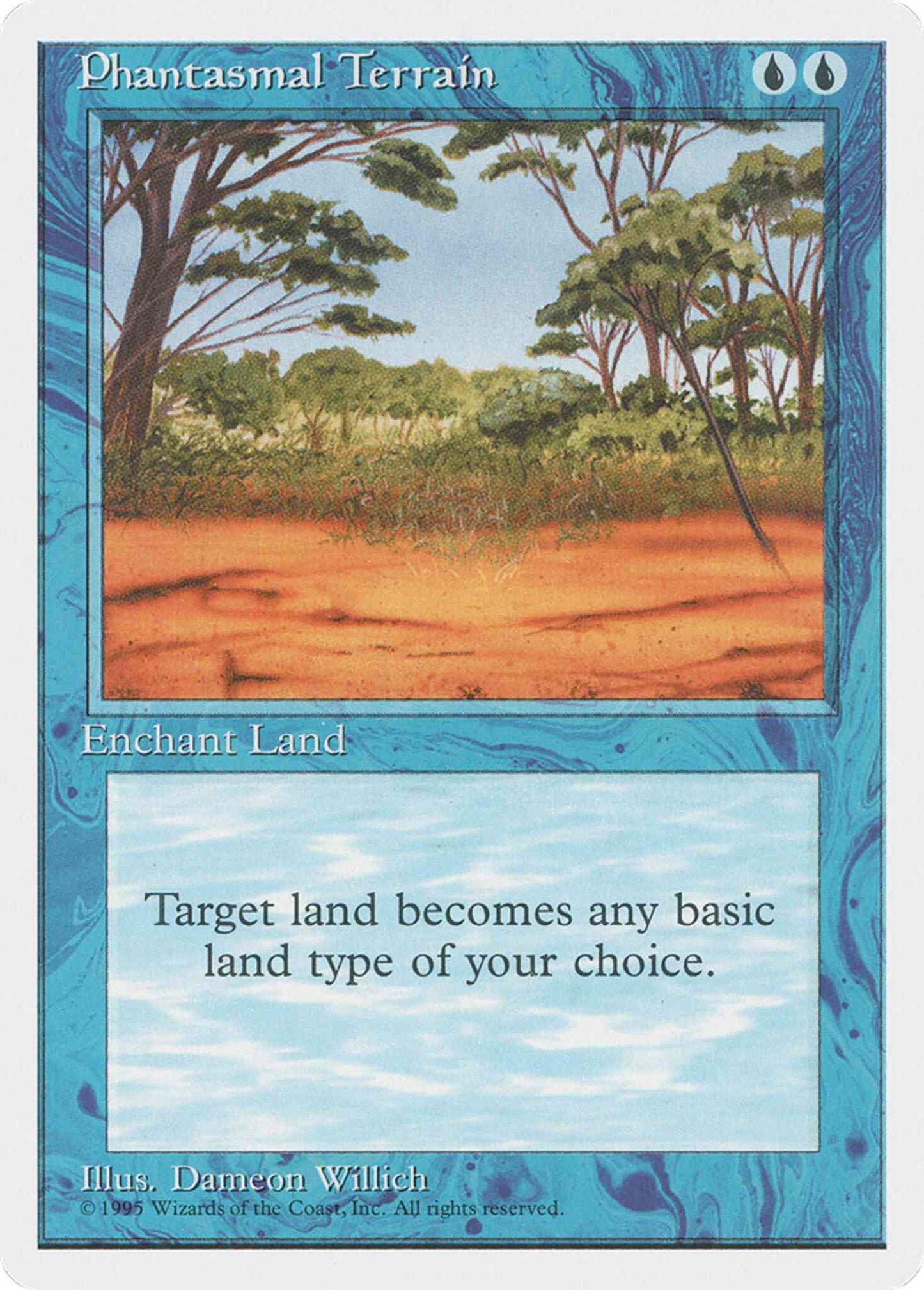 Phantasmal Terrain [89] [Fourth Edition] [Non-Foil]