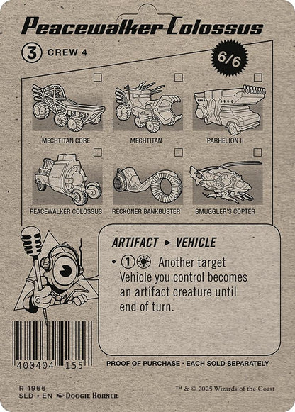 Peacewalker Colossus // Peacewalker Colossus [1966] [Borderless] [Aether Drifters] [Secret Lair Drop] [Non-Foil]