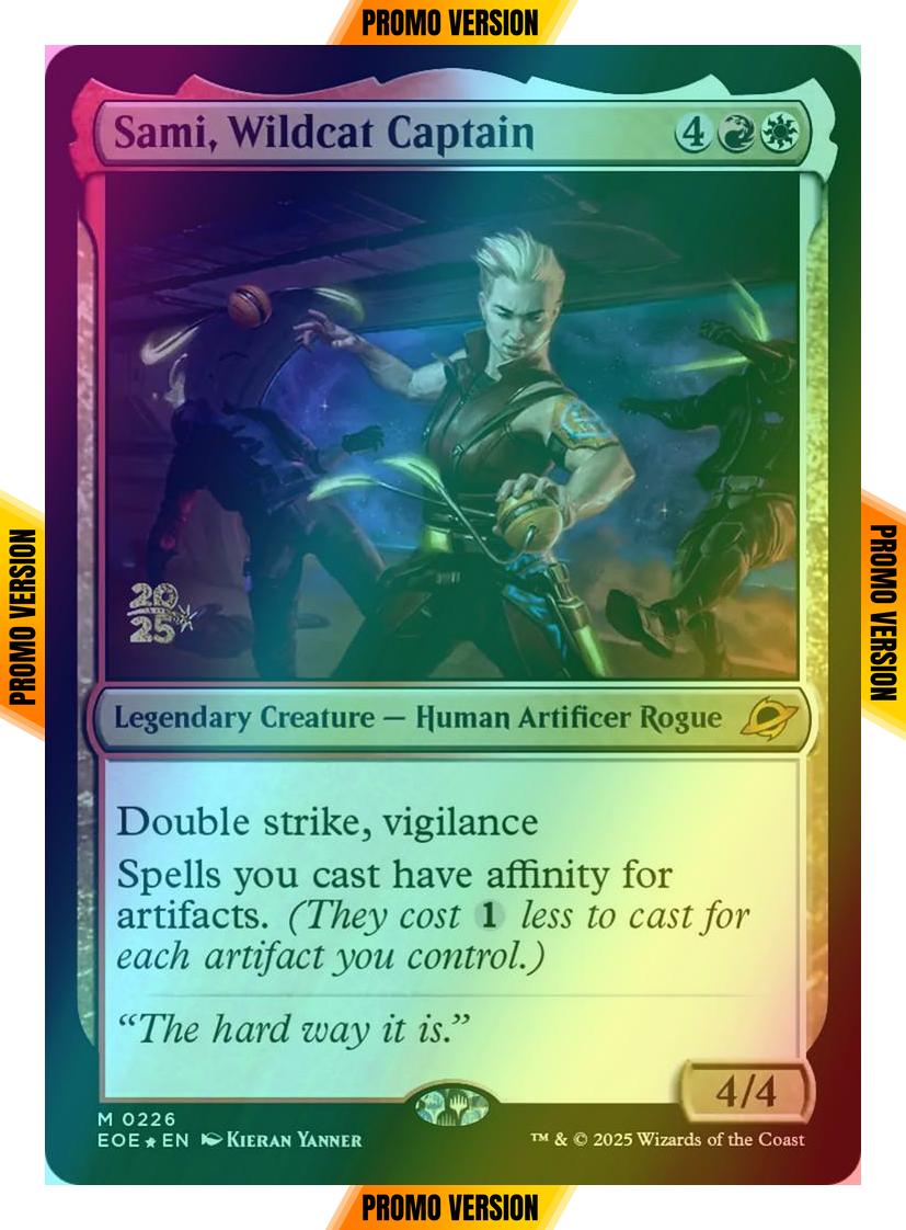 Sami, Wildcat Captain [226s] [Prerelease] [Edge of Eternities: Promos] [Foil]
