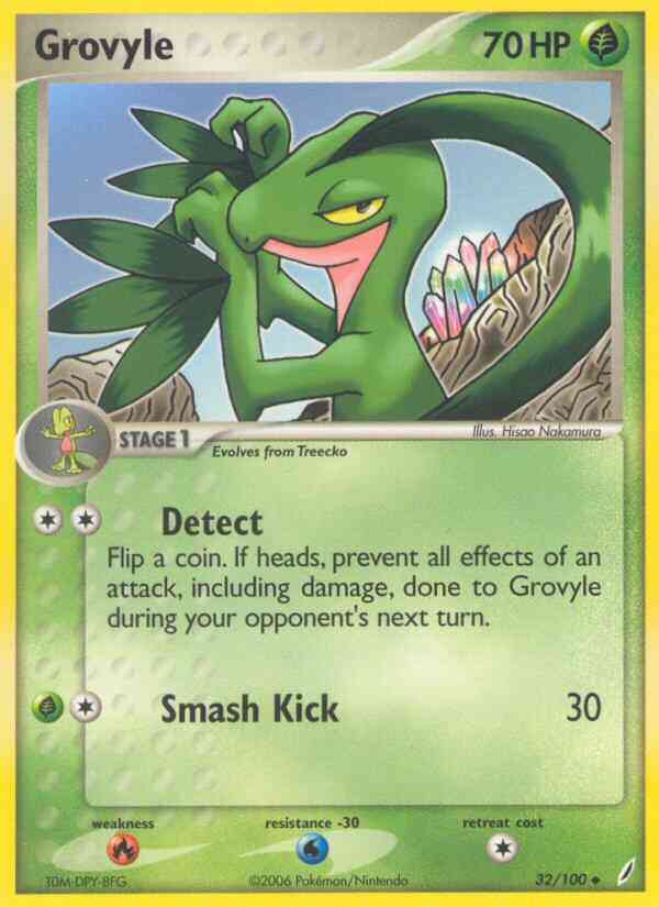 Grovyle - 32/100 - Uncommon [ex14-32] [Reverse Holo]