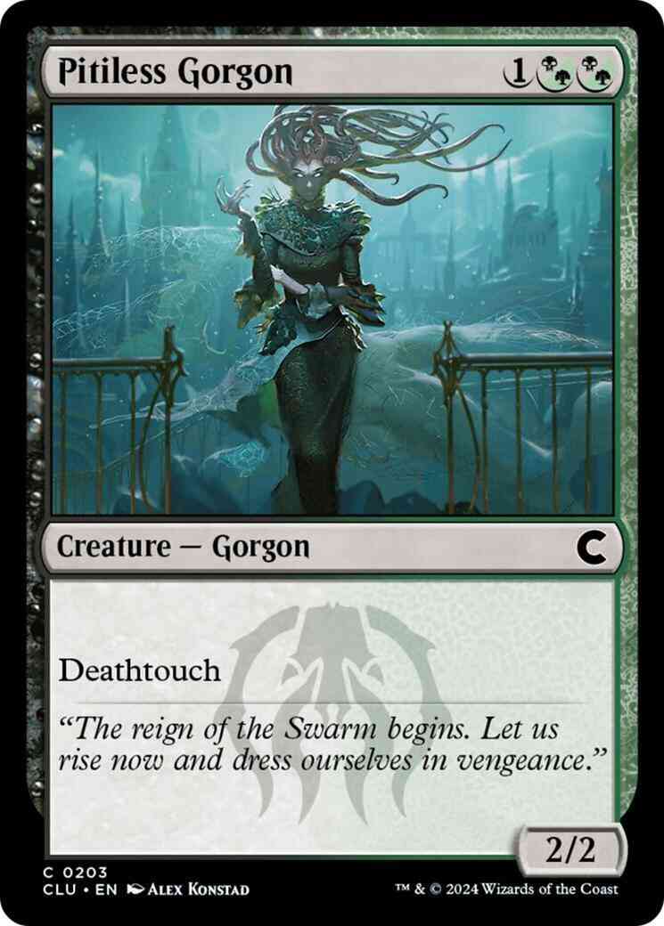 Pitiless Gorgon [203] [Ravnica: Clue Edition] [Non-Foil]