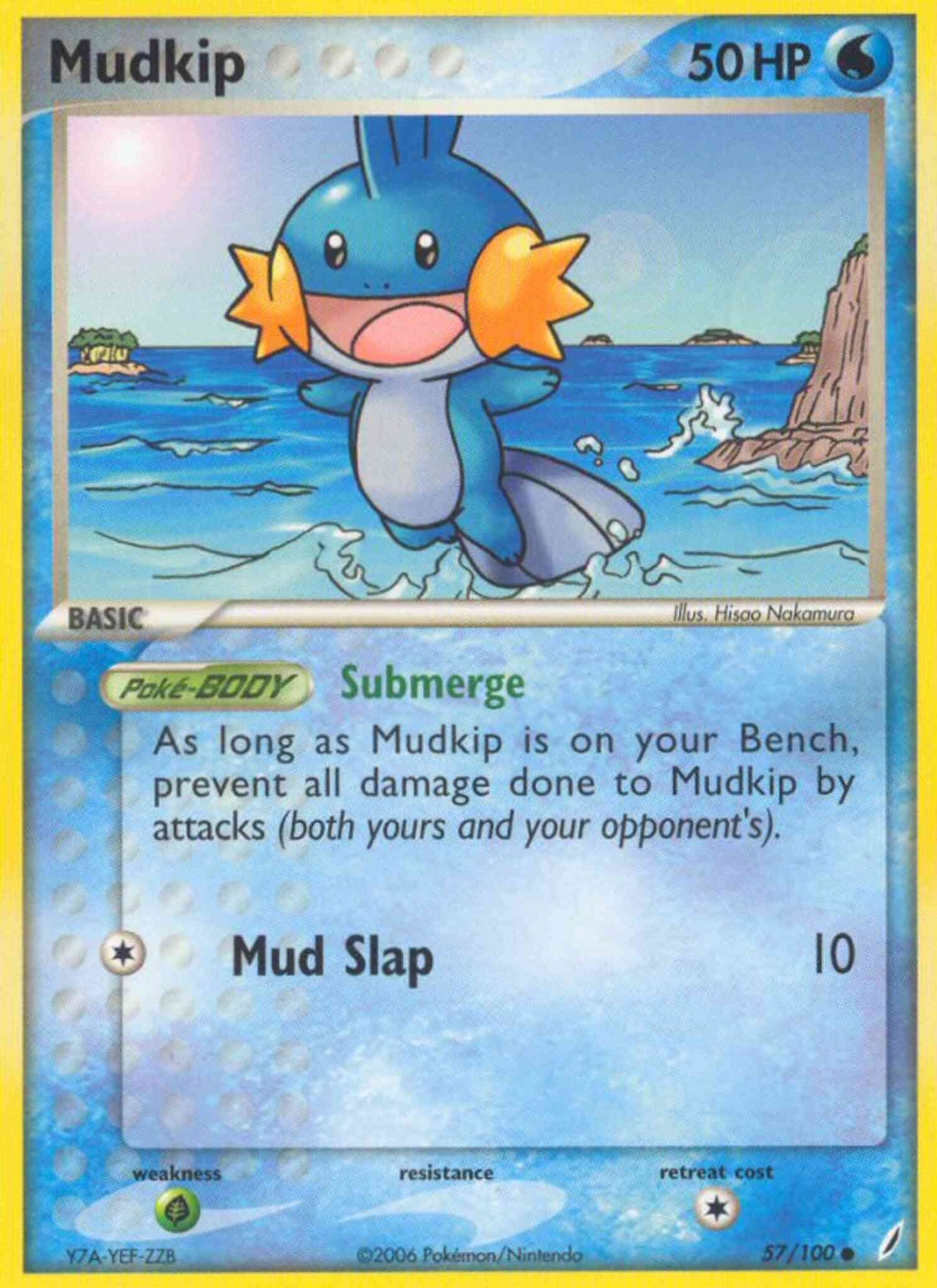 Mudkip - 57/100 - Common [ex14-57] [Reverse Holo]