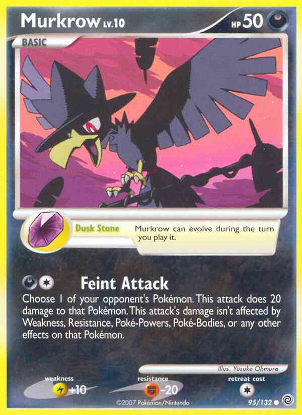 Murkrow - 95/132 - Common [dp3-95] [Reverse Holo]