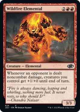 Wildfire Elemental [624] [Jumpstart 2022] [Non-Foil]