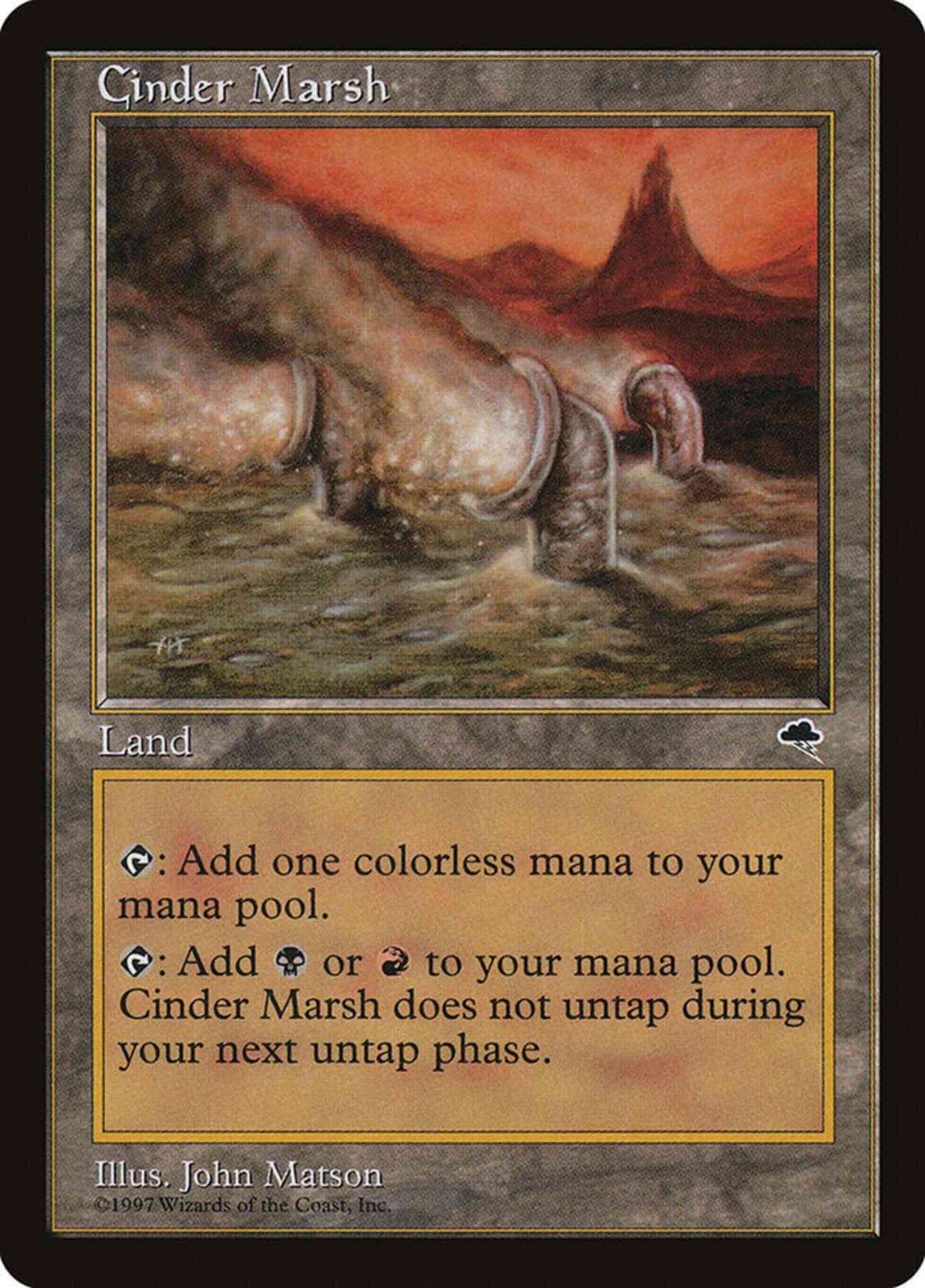 Cinder Marsh [317] [Tempest] [Non-Foil]