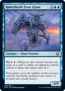 Rimeshield Frost Giant [69] [Adventures in the Forgotten Realms] [Non-Foil]