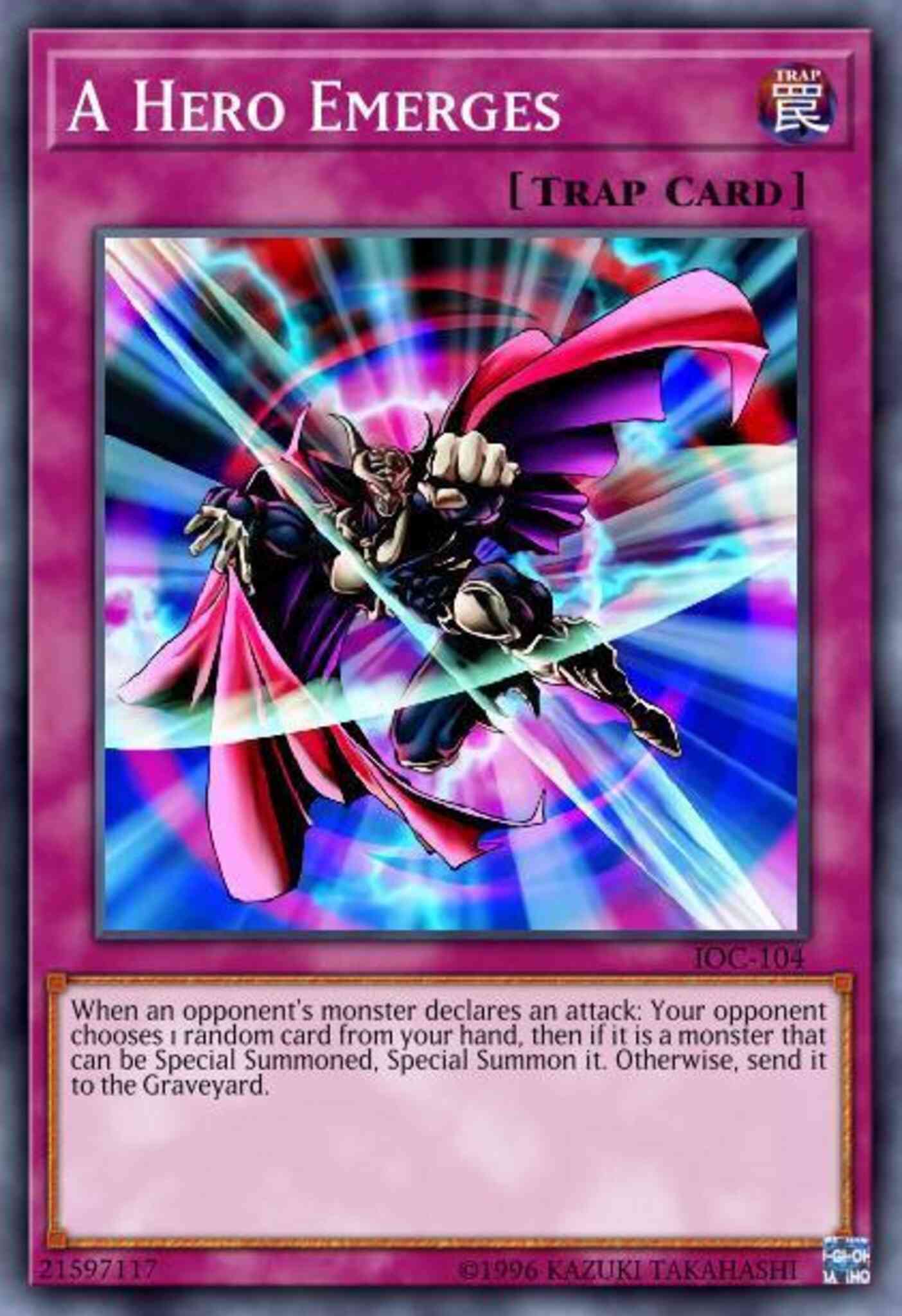 A Hero Emerges - BP02-EN179 - Mosaic Rare - Unlimited