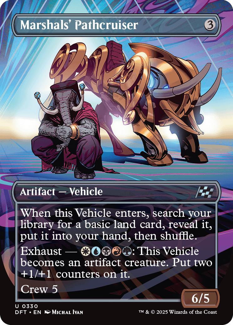 Marshals' Pathcruiser [330] [Borderless] [Revved Up] [Aetherdrift] [Non-Foil]