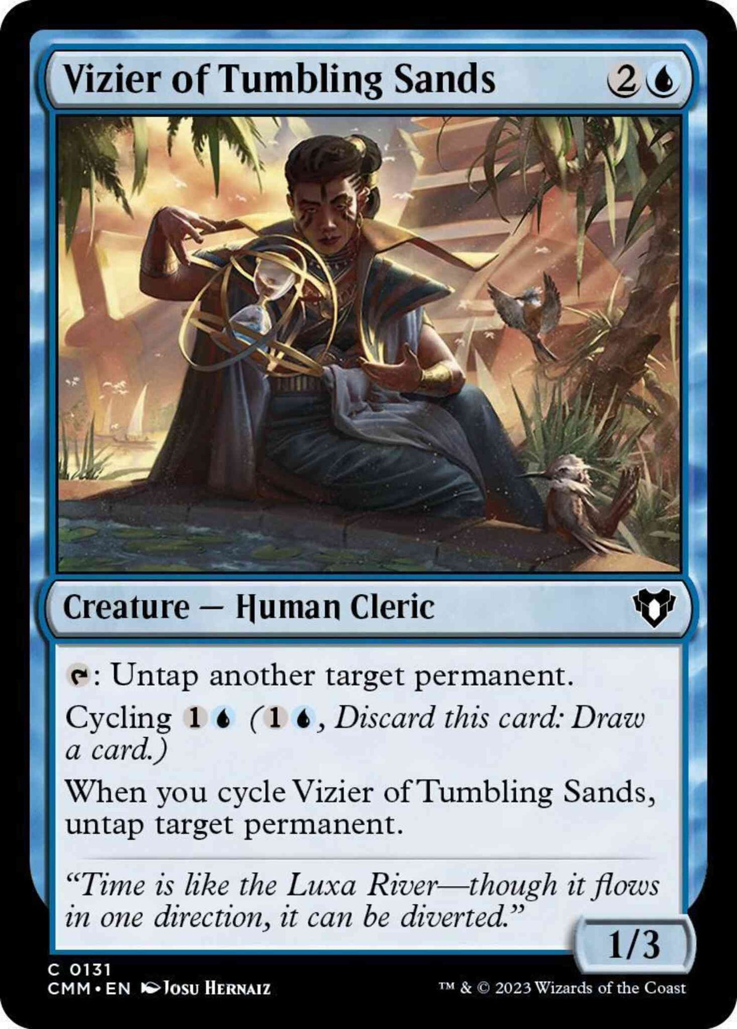 Vizier of Tumbling Sands [131] [Commander Masters] [Non-Foil]