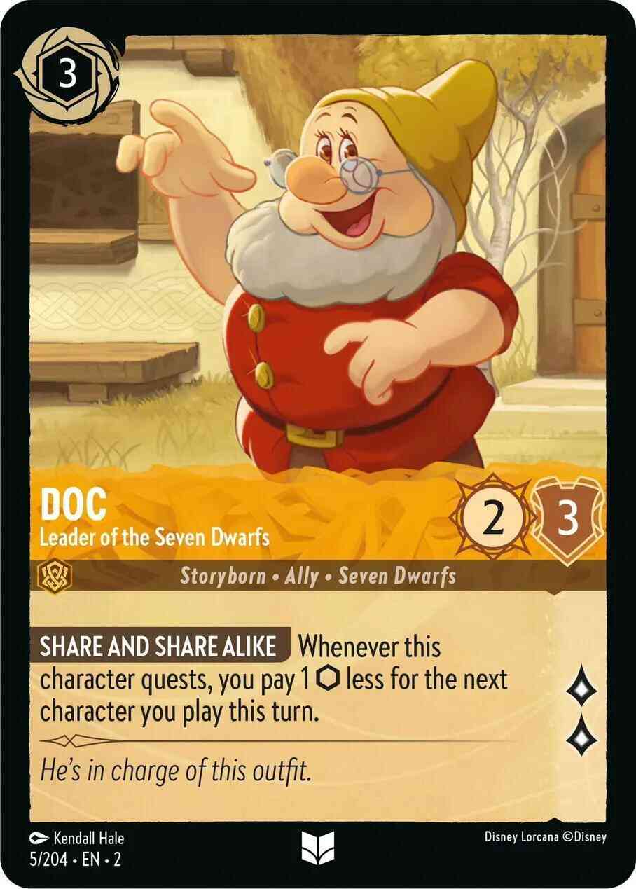 Doc - Leader of the Seven Dwarfs - 5/204 [Rise Of The Floodborn] [Non-Foil]