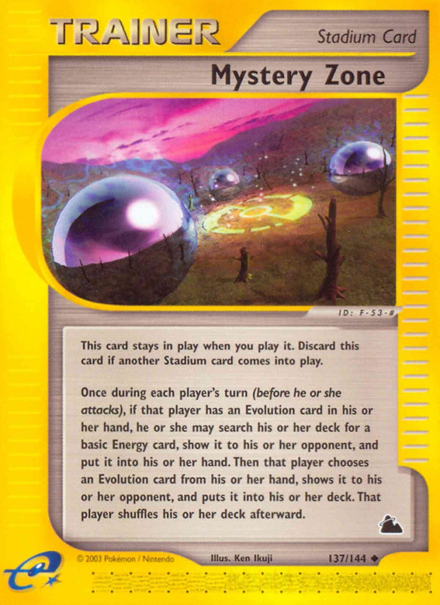 Mystery Zone - 137/144 - Uncommon [ecard3-137] [Non-Holo]