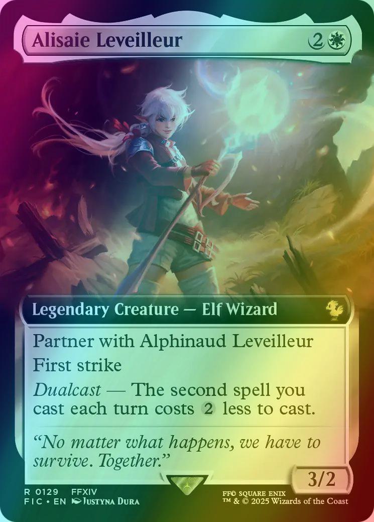Alisaie Leveilleur [129] [Extended Art] [FINAL FANTASY: Commander] [Foil]