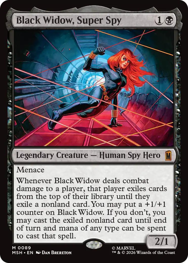 Black Widow, Super Spy [89] [Marvel Super Heroes] [Non-Foil]