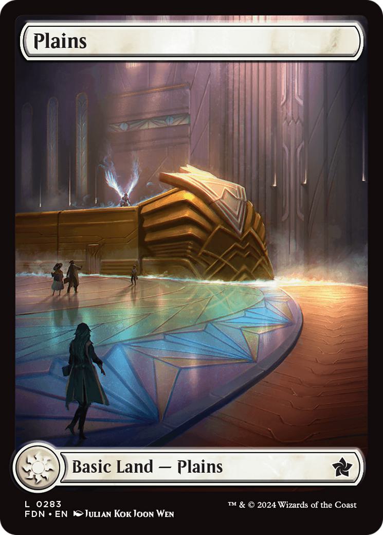 Plains [283] [Full Art] [Foundations] [Foil]